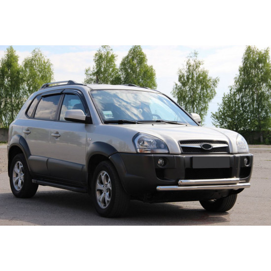 Передній захист ST014 (нерж.) для Hyundai Tucson JM 2004-2024 рр