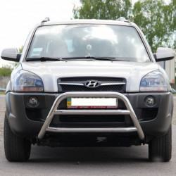 Кенгурятник WT022 (нерж.) для Hyundai Tucson JM 2004-2024 рр