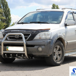 Кенгурятник QT007 (нерж.) для Kia Sorento 2002-2009 рр