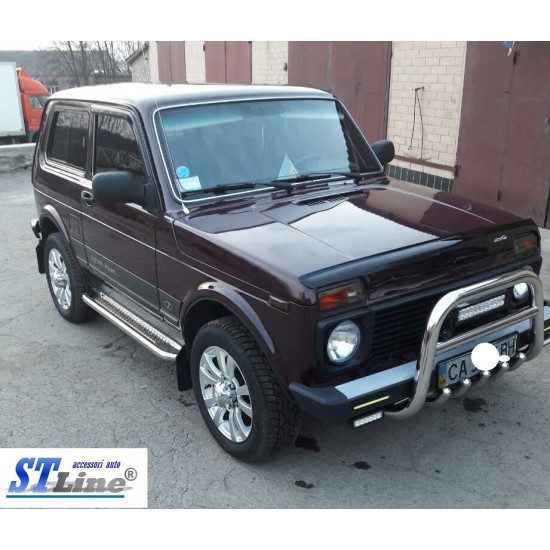 Кенгурятник QT006 (нерж.) для Lada Niva та Urban