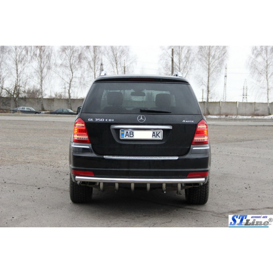 Задня дуга AK-style (нерж) для Mercedes GL сlass X164