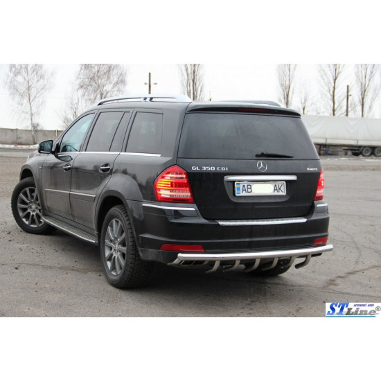 Задня дуга AK-style (нерж) для Mercedes GL сlass X164