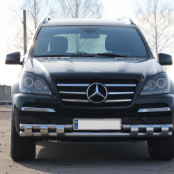 Передня дуга ST015 (нерж.) для Mercedes GL сlass X164