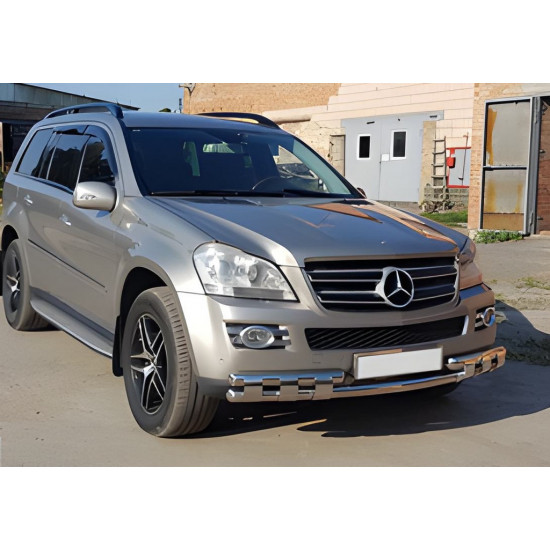 Передня дуга ST015 (нерж.) для Mercedes GL сlass X164