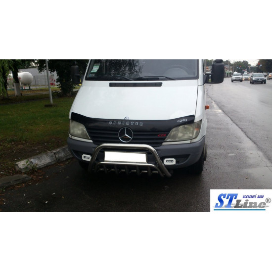 Кенгурятник WT002 (нерж.) для Mercedes Sprinter W901-905 1995-2006 рр