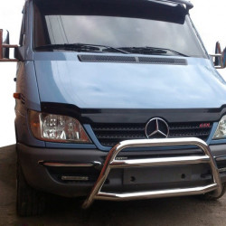 Кенгурятник WT022 (нерж.) для Mercedes Sprinter W901-905 1995-2006 рр