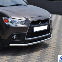 Передній захист ST008 (нерж.) для Mitsubishi ASX 2010-2023 рр