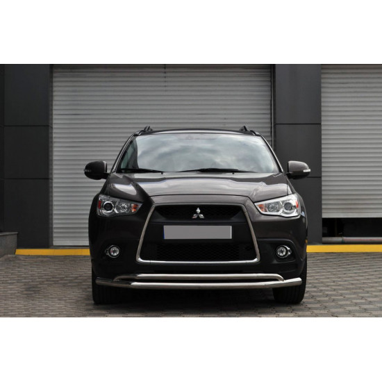 Передній захист ST017 (нерж.) для Mitsubishi ASX 2010-2023 рр