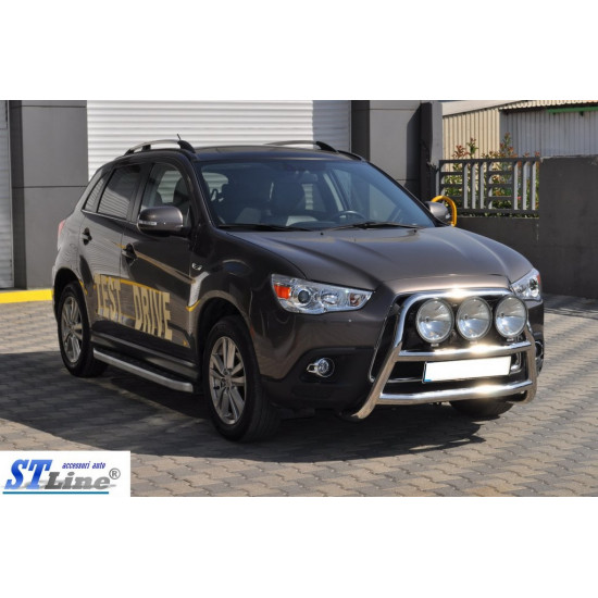 Кенгурятник WT018 (нерж.) для Mitsubishi ASX 2010-2023 рр