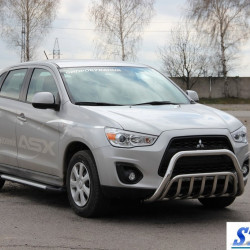 Кенгурятник WT002 (нерж.) для Mitsubishi ASX 2010-2023 рр