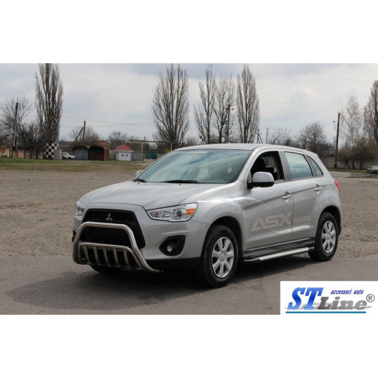 Кенгурятник WT002 (нерж.) для Mitsubishi ASX 2010-2023 рр