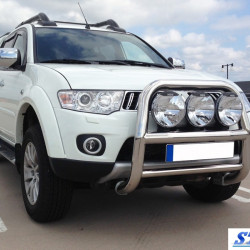 Кенгурятник WT018 (нерж.) для Mitsubishi L200 2006-2015 рр