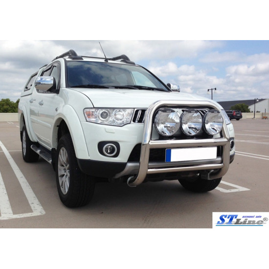 Кенгурятник WT018 (нерж.) для Mitsubishi L200 2006-2015 рр