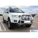 Кенгурятник WT018 (нерж.) для Mitsubishi L200 2006-2015 рр