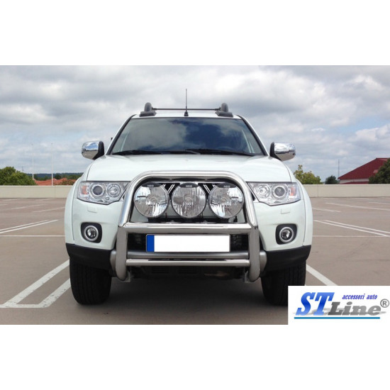 Кенгурятник WT018 (нерж.) для Mitsubishi L200 2006-2015 рр