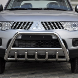 Кенгурятник WT003 (нерж.) для Mitsubishi L200 2006-2015 рр