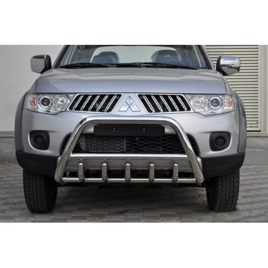 Кенгурятник WT003 (нерж.) для Mitsubishi L200 2006-2015 рр