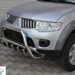 Кенгурятник WT003 (нерж.) для Mitsubishi L200 2006-2015 рр