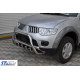 Кенгурятник WT003 (нерж.) для Mitsubishi L200 2006-2015 рр