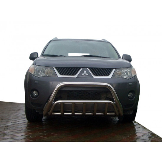 Кенгурятник WT002 (нерж.) для Mitsubishi Outlander 2006-2012рр