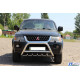 Кенгурятник WT003 (нерж) для Mitsubishi Pajero Sport 1996-2007