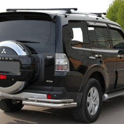 Задня дуга AK003 Подвійний (нерж.) для Mitsubishi Pajero Wagon IV