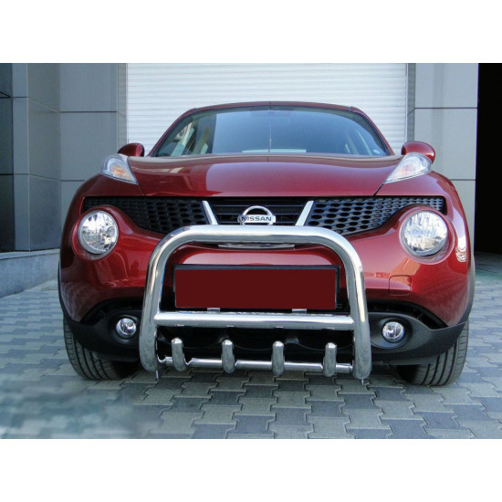 Кенгурятник QT006 (нерж) для Nissan Juke 2010-2019 рр