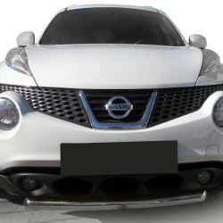 Передній захист ST008-1 (нерж) для Nissan Juke 2010-2019 рр