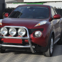 Кенгурятник WT018 (нерж) для Nissan Juke 2010-2019 рр