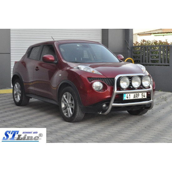 Кенгурятник WT018 (нерж) для Nissan Juke 2010-2019 рр