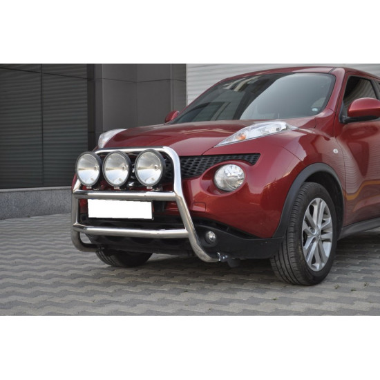 Кенгурятник WT018 (нерж) для Nissan Juke 2010-2019 рр