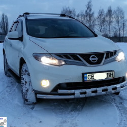 Передній захист ST015 (нерж) для Nissan Murano 2008-2014 рр