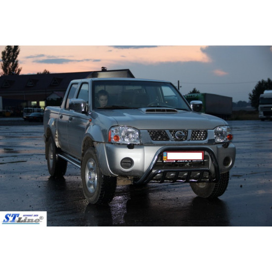 Кенгурятник WT002 (нерж) для Nissan NP300 1999-2015