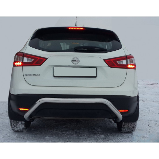 Задня дуга AK007-1 (нерж) для Nissan Qashqai 2014-2021рр