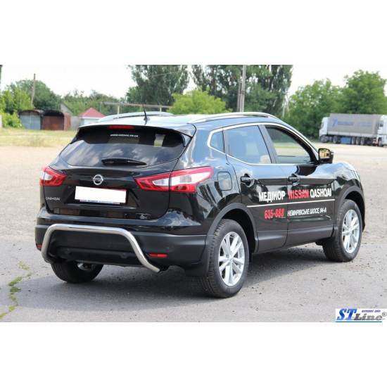 Задня дуга AK007-1 (нерж) для Nissan Qashqai 2014-2021рр