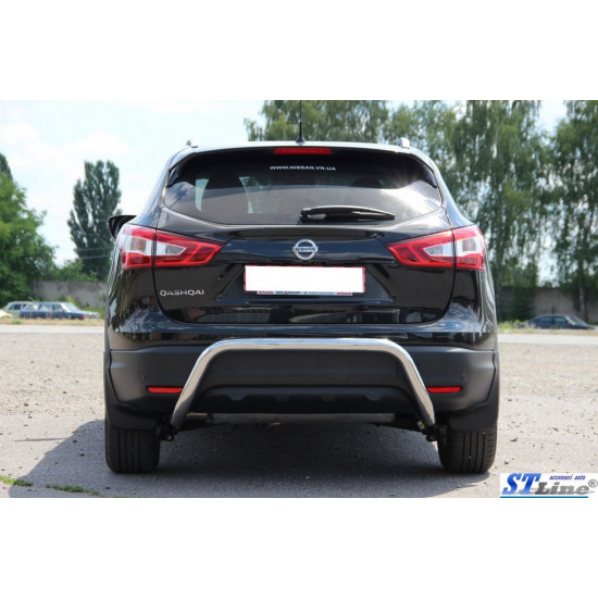 Задня дуга AK007-1 (нерж) для Nissan Qashqai 2014-2021рр