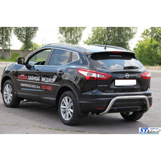 Задня дуга AK007-1 (нерж) для Nissan Qashqai 2014-2021рр