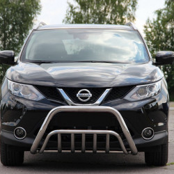 Кенгурятник WT002 (нерж) для Nissan Qashqai 2014-2021рр