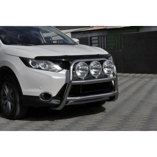 Кенгурятник WT018 (нерж) для Nissan Qashqai 2014-2021рр