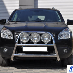 Кенгурятник WT018 (нерж.) для Nissan Qashqai 2007-2010 рр