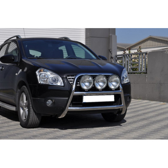 Кенгурятник WT018 (нерж.) для Nissan Qashqai 2007-2010 рр