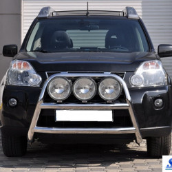 Передній захист WT018 (нерж) для Nissan X-trail T31 2007-2014рр