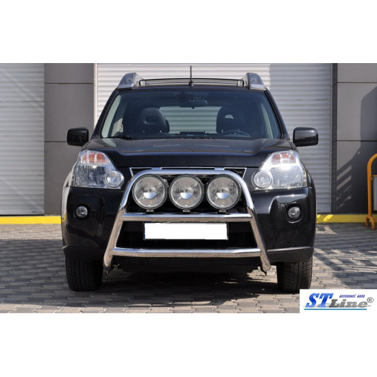 Передній захист WT018 (нерж) для Nissan X-trail T31 2007-2014рр