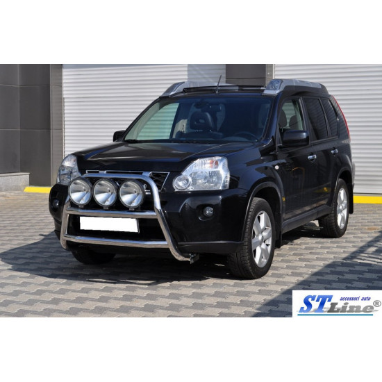 Передній захист WT018 (нерж) для Nissan X-trail T31 2007-2014рр