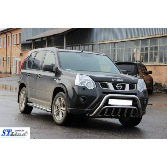 Передній захист WT002 (нерж) для Nissan X-trail T31 2007-2014рр