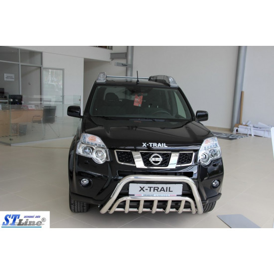 Передній захист WT002 (нерж) для Nissan X-trail T31 2007-2014рр