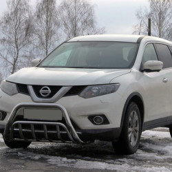 Кенгурятник WT002 (нерж) для Nissan X-trail T32 / Rogue 2014-2021 рр