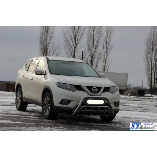 Кенгурятник WT002 (нерж) для Nissan X-trail T32 / Rogue 2014-2021 рр