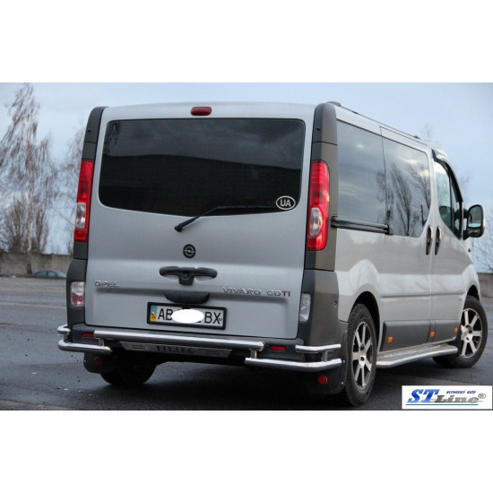 Задній захист AK-Special (нерж) для Opel Vivaro 2001-2015 рр