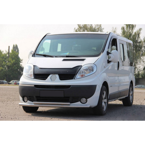 Передній захист ST014 (нерж.) для Renault Trafic 2001-2015 рр